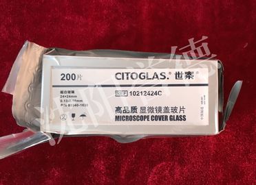 中国 高く透明な組織学の消耗品、顕微鏡のスライド ガラスおよびCoverslips 24mmの× 24mm サプライヤー